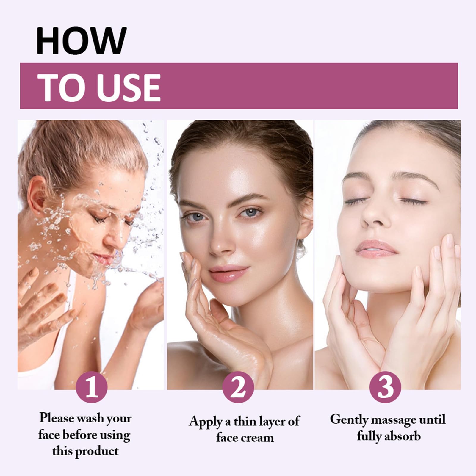 Grospe balm on hand illustrating anti‑wrinkle effects and quick absorption