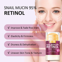 Grospe balm stick showing retinol and hyaluronic acid for elasticity and moisture
