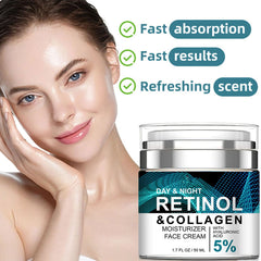 Apply Grospe Retinol Collagen Cream to face for smooth coverage