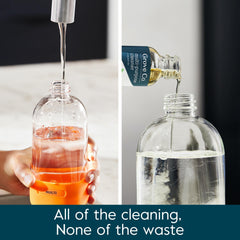 Grove Co. concentrate 6x1oz demonstrates easy dilution into spray bottles.