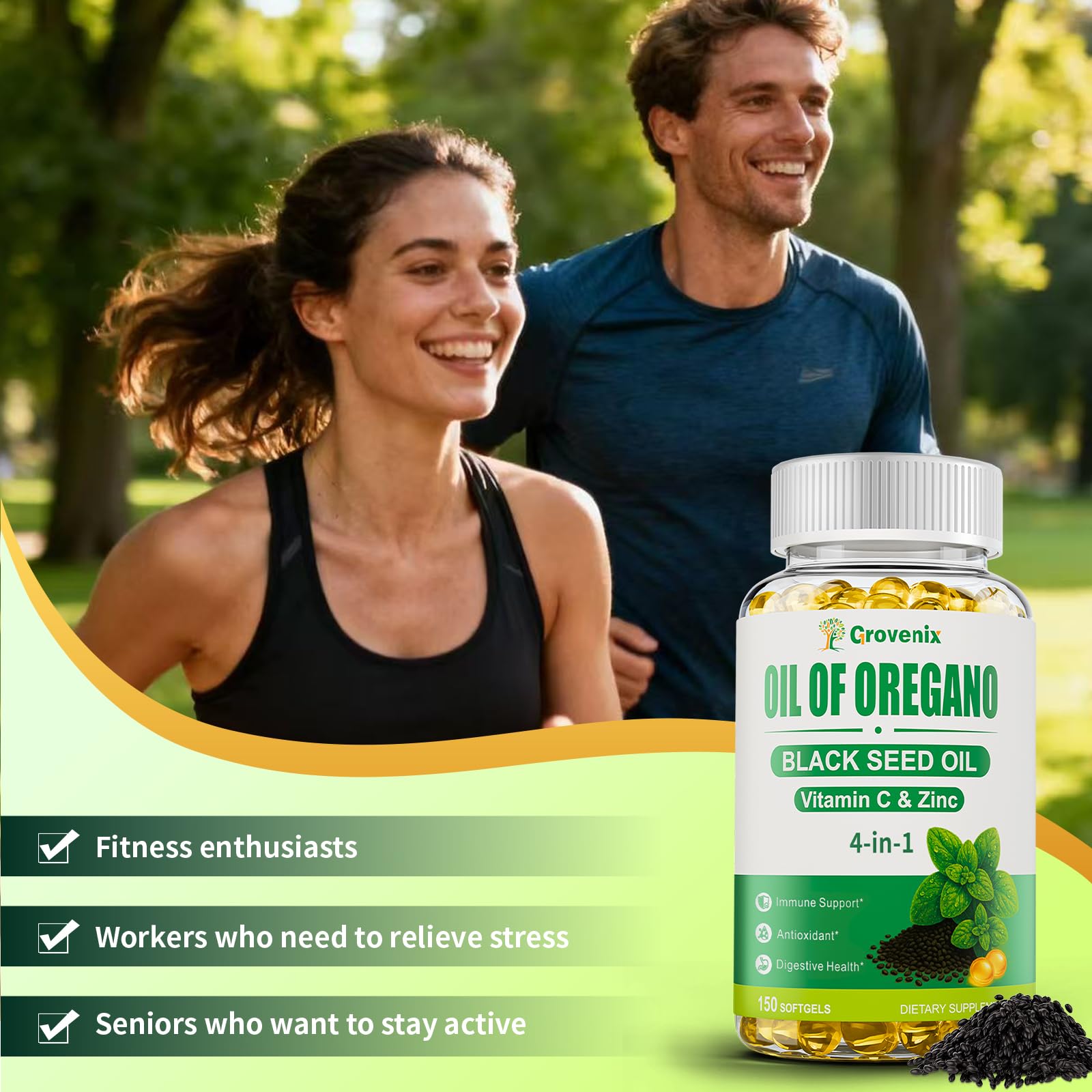 Grovenix carvacrol and thymoquinone emphasis for antioxidant potential