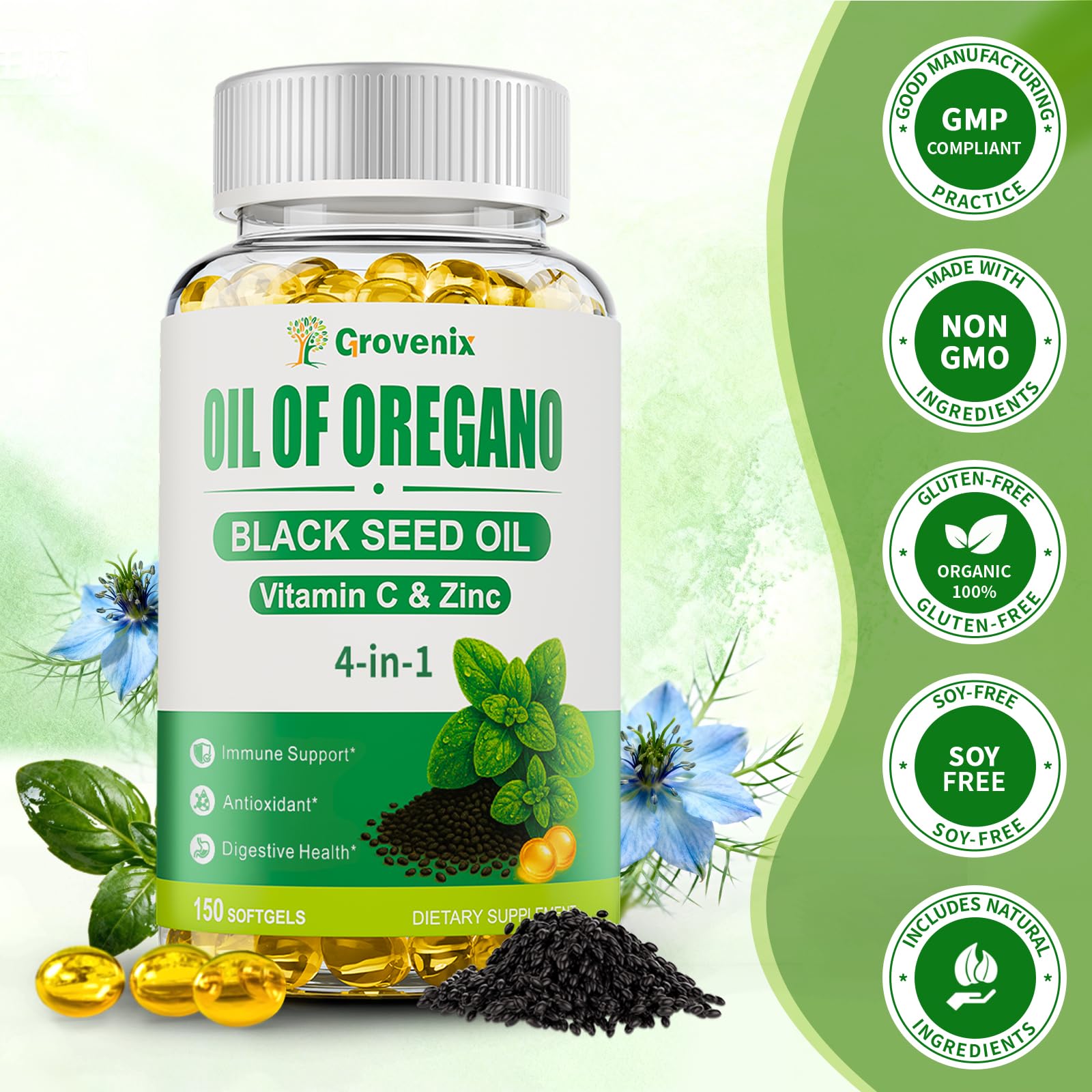 Grovenix organic GMP quality statement for purity