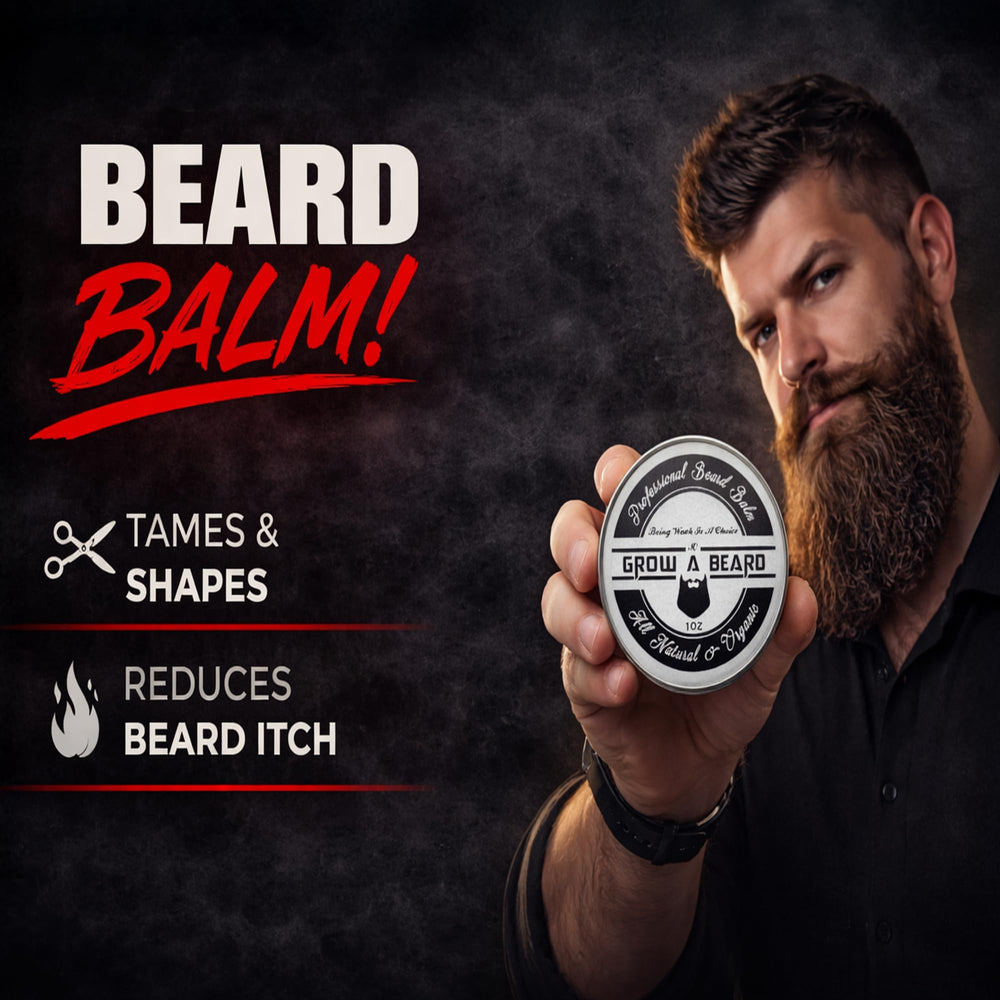 GROW ALPHA BEARD grooming kit packaging highlights premium design.