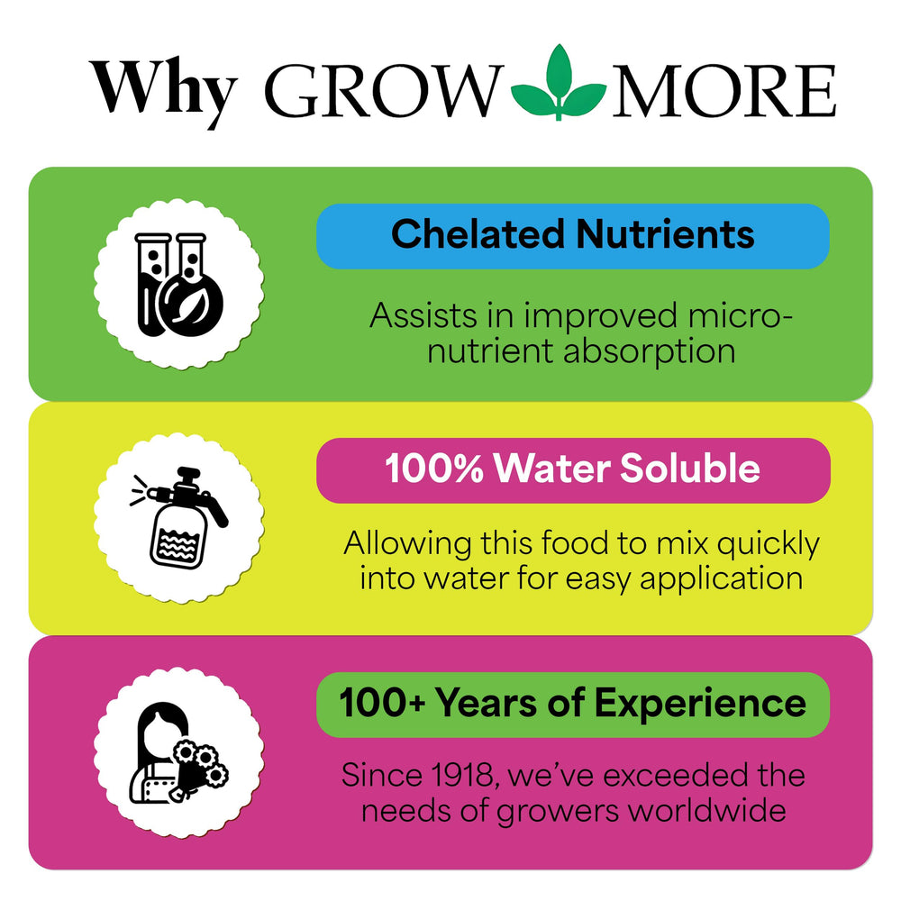 Grow More Hawaiian Bud and Bloom root development focuses on strong root systems and nutrient uptake