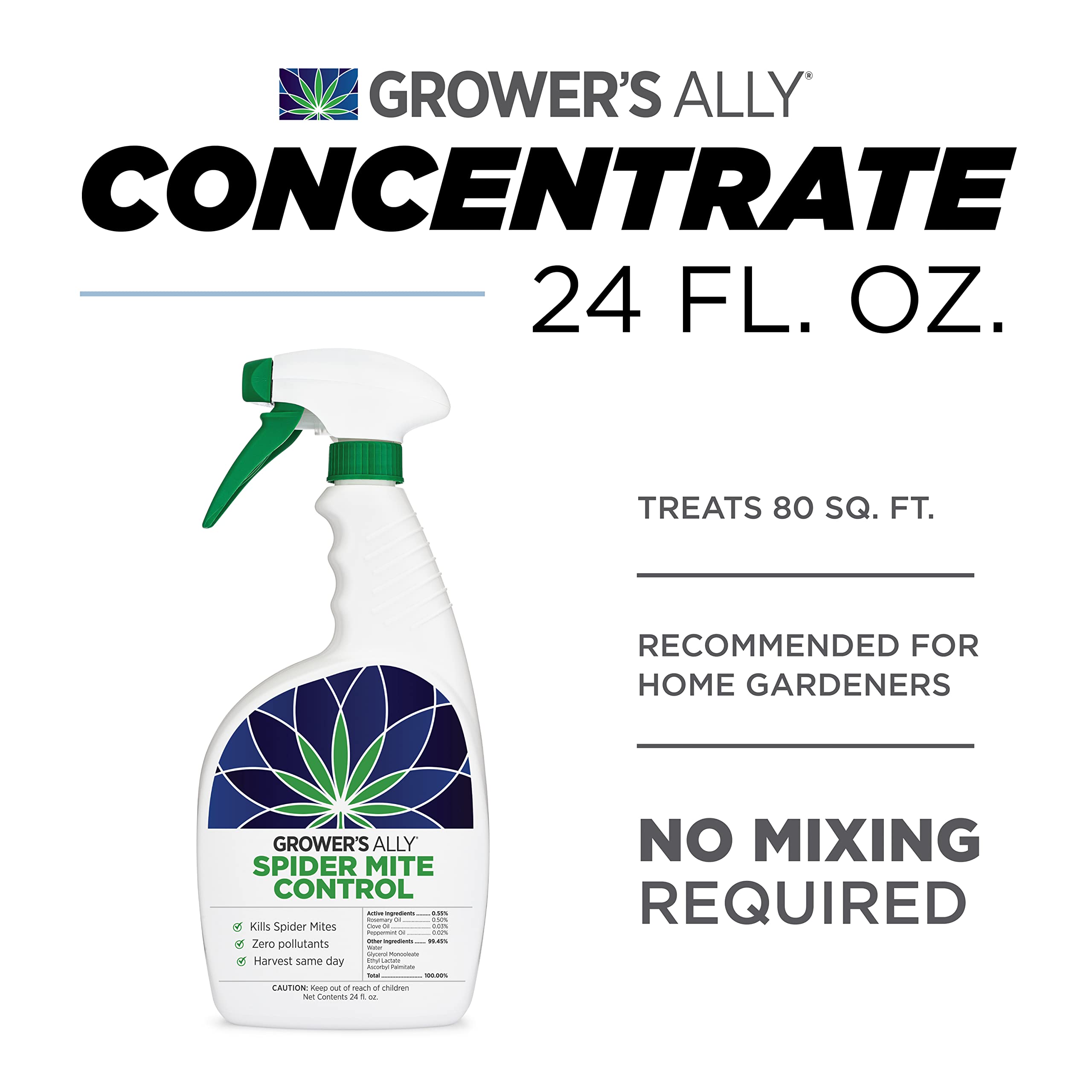 Grower's Ally Indoor Outdoor Pest Control for versatile use in homes and gardens.