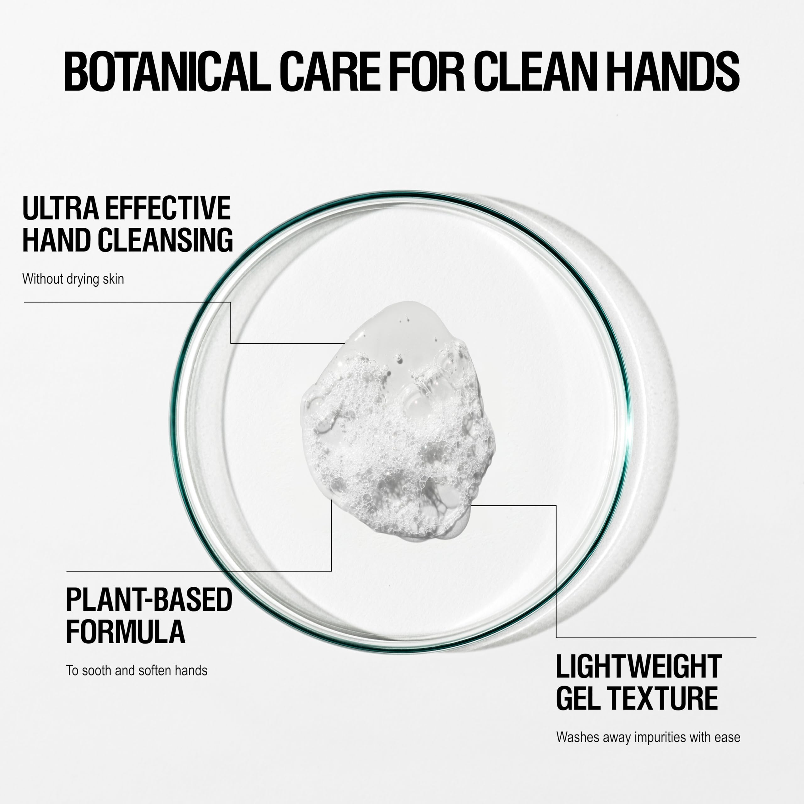 Grown Alchemist Invigorate Hand Wash pour shot showing gentle lather and spa-like experience.