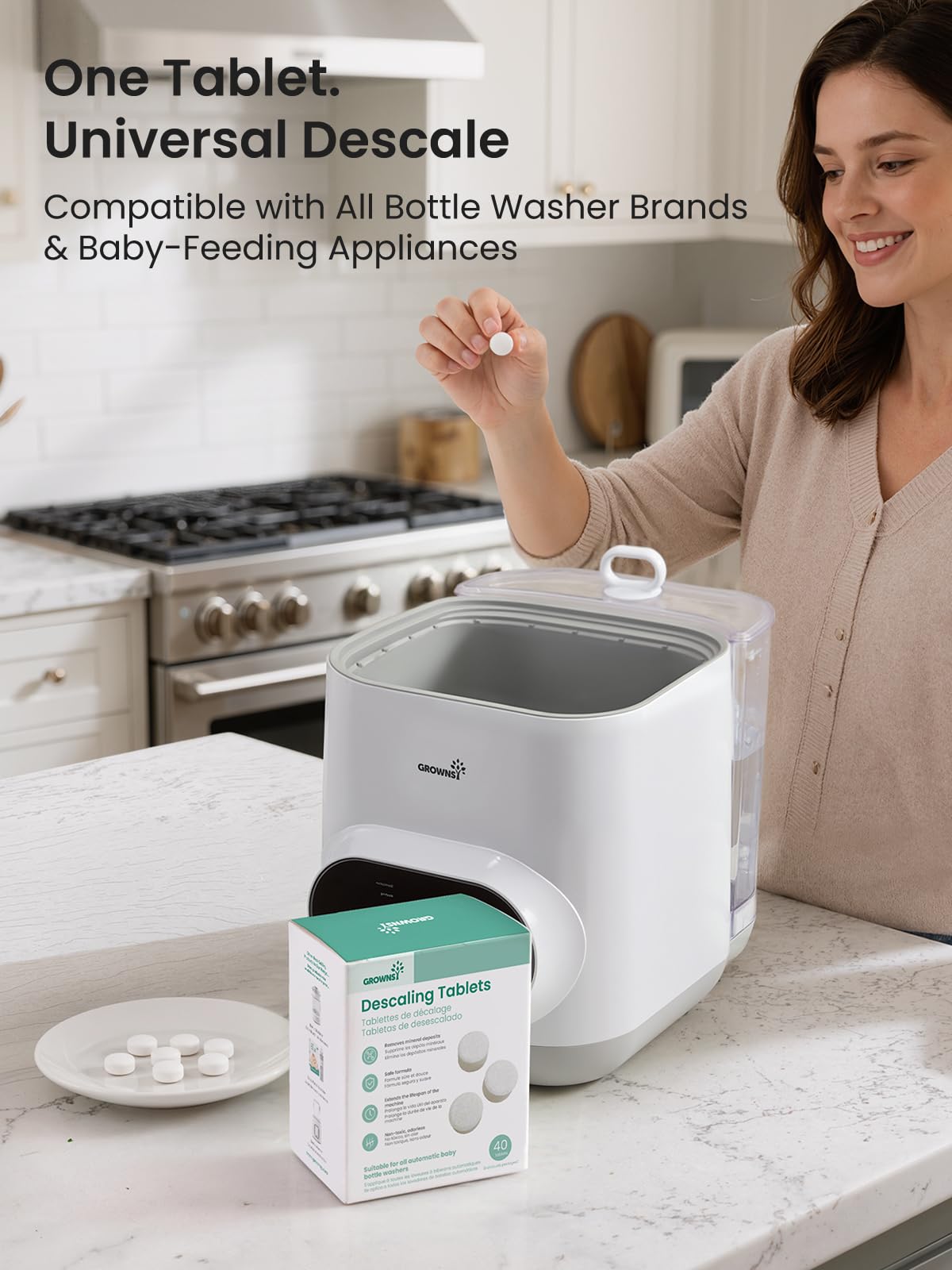 Universal compatibility with Baby Brezza, Momcozy, and more for easy maintenance.