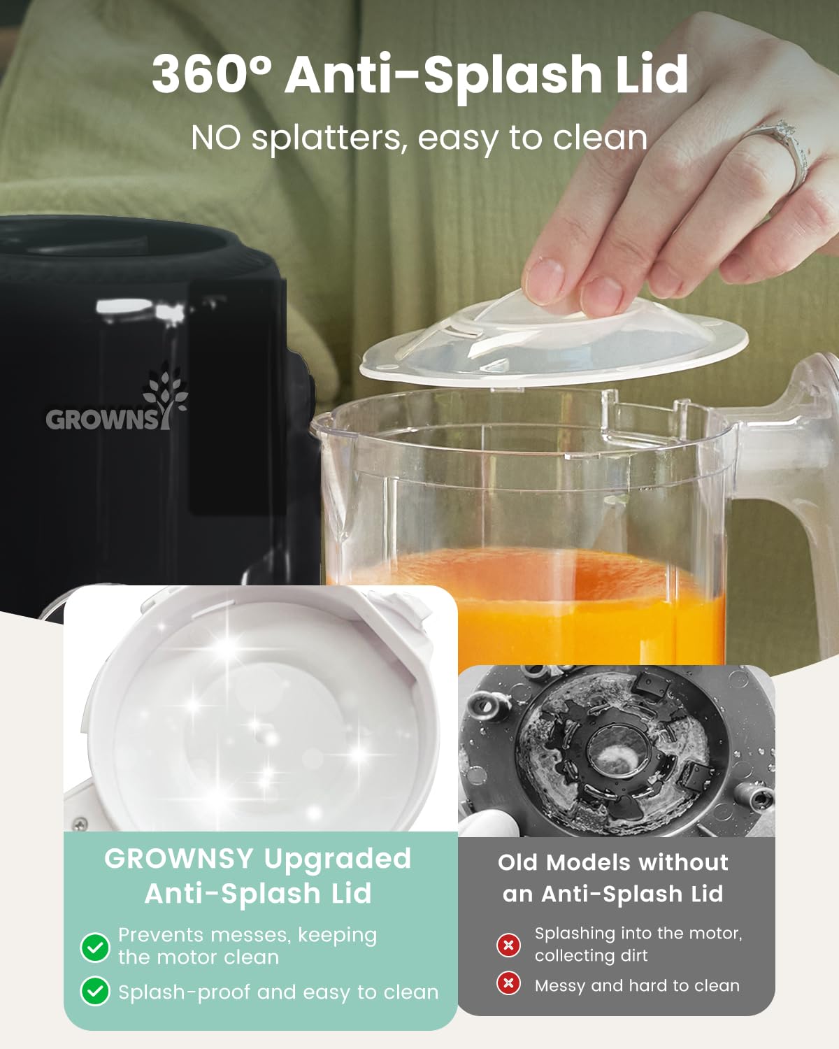 GROWNSY digital controls simplify achieving consistent results.