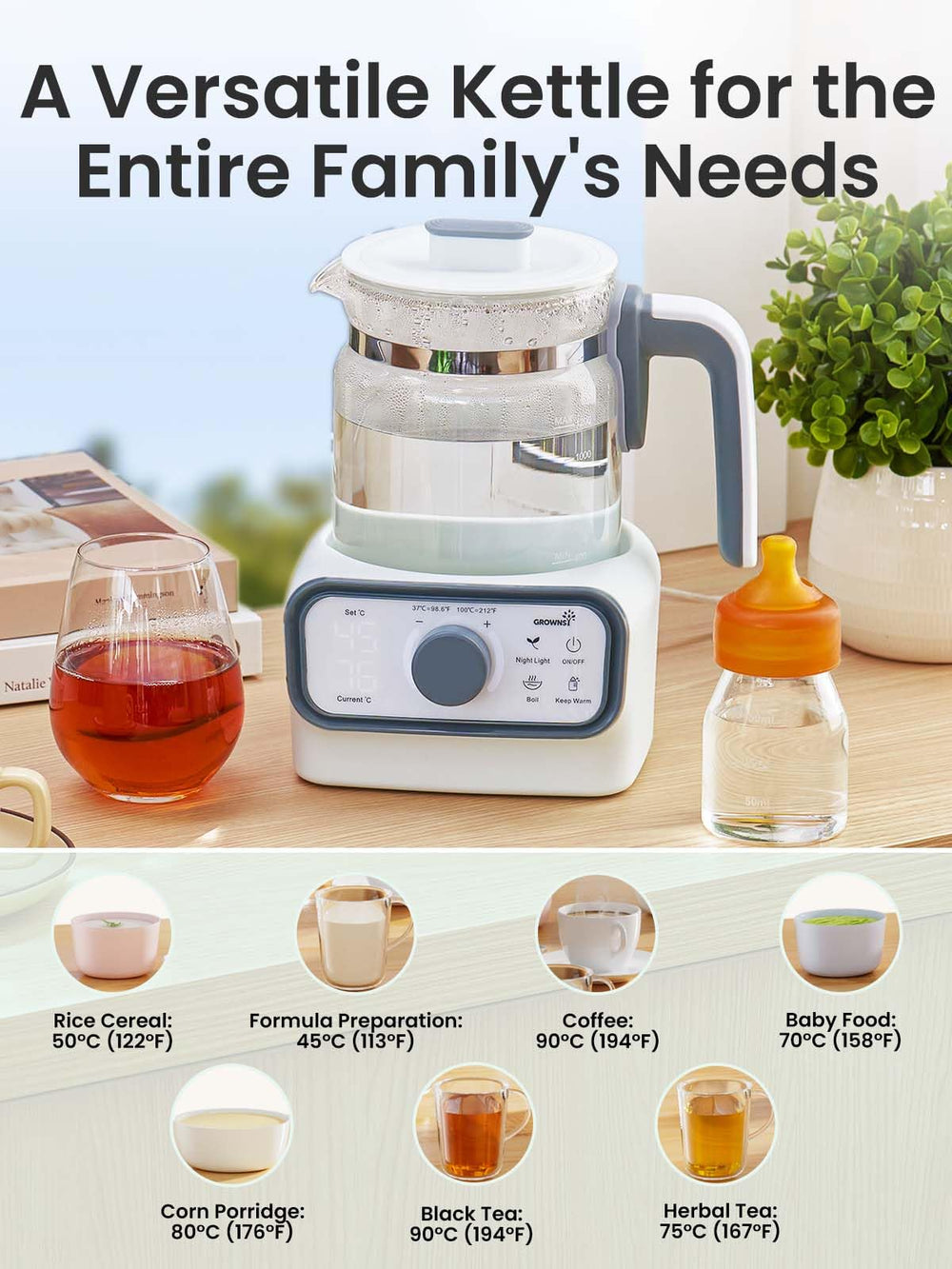 Grownsy instant warmer food-grade materials ensure safe daily use