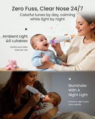 Automatic cleaning feature of the GROWNSY nasal aspirator.