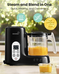 GROWNSY one-step cooking and blending for quick homemade meals.