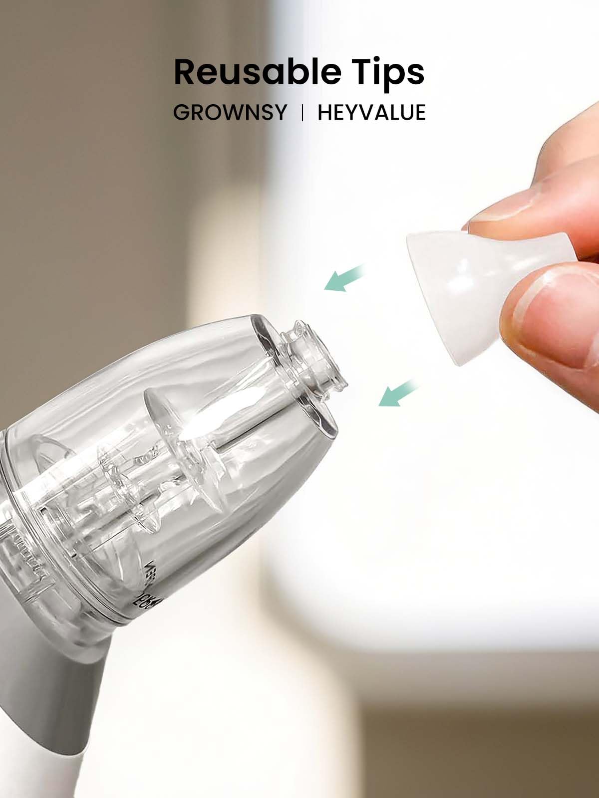 GROWNSY small conical tip for shallow debris