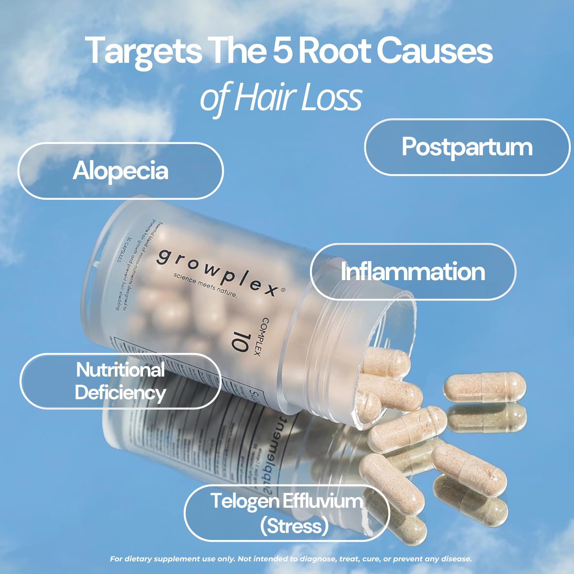 Lifestyle scene with hair wellness symbolism and product.