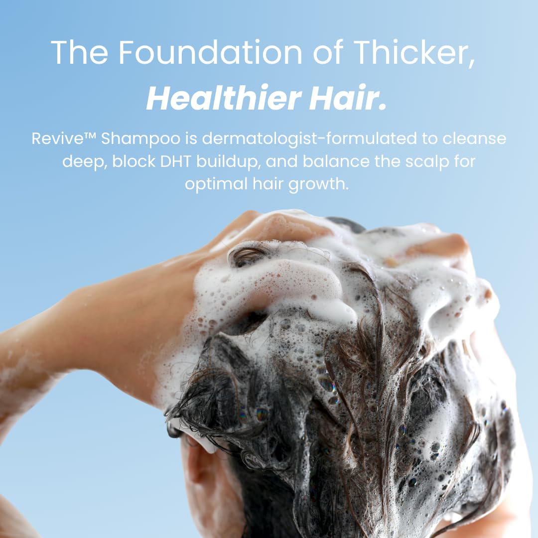 Growplex Revive Shampoo sulfate-free formulation supports daily use.
