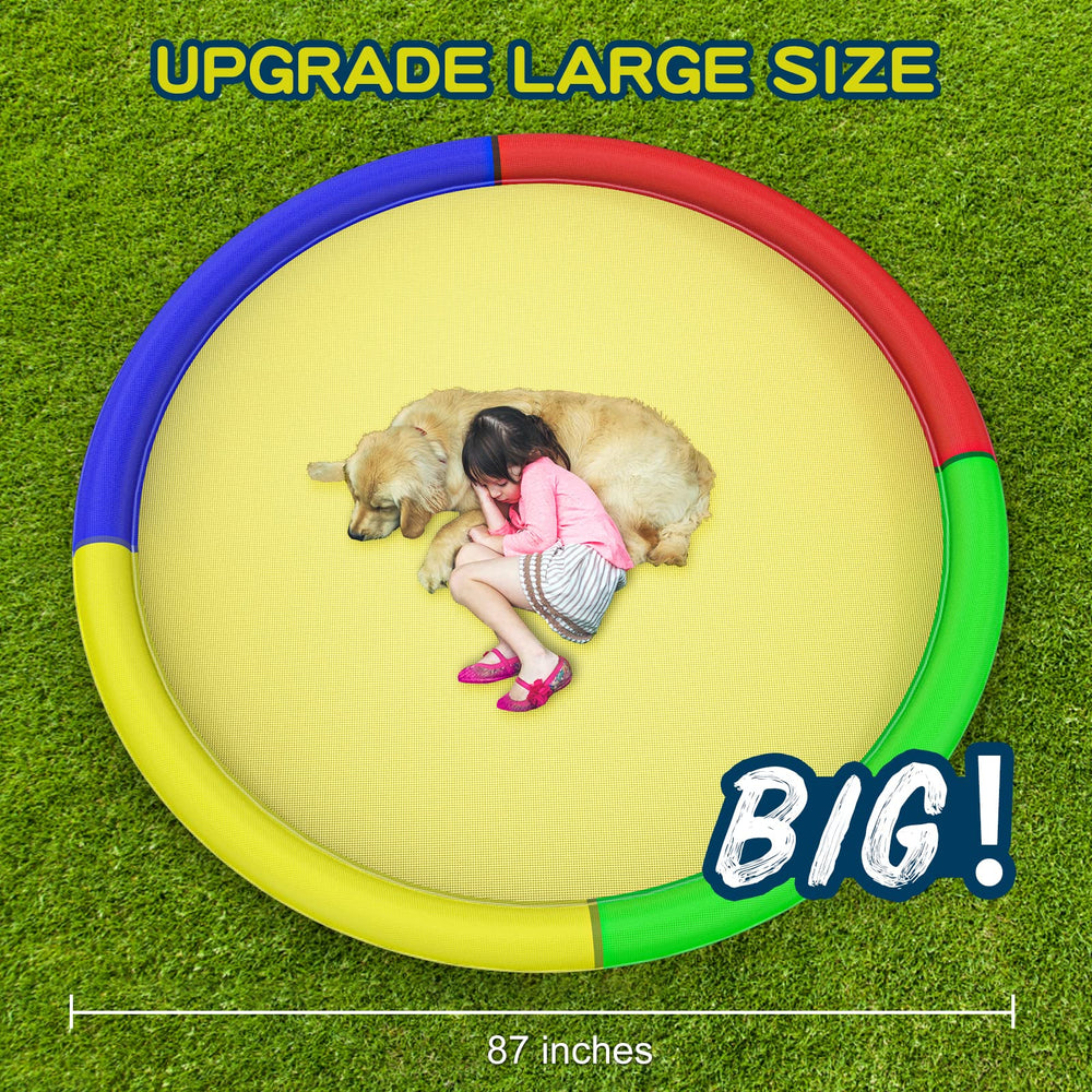 Growsland non-slip surface prevents slips during outdoor water play.