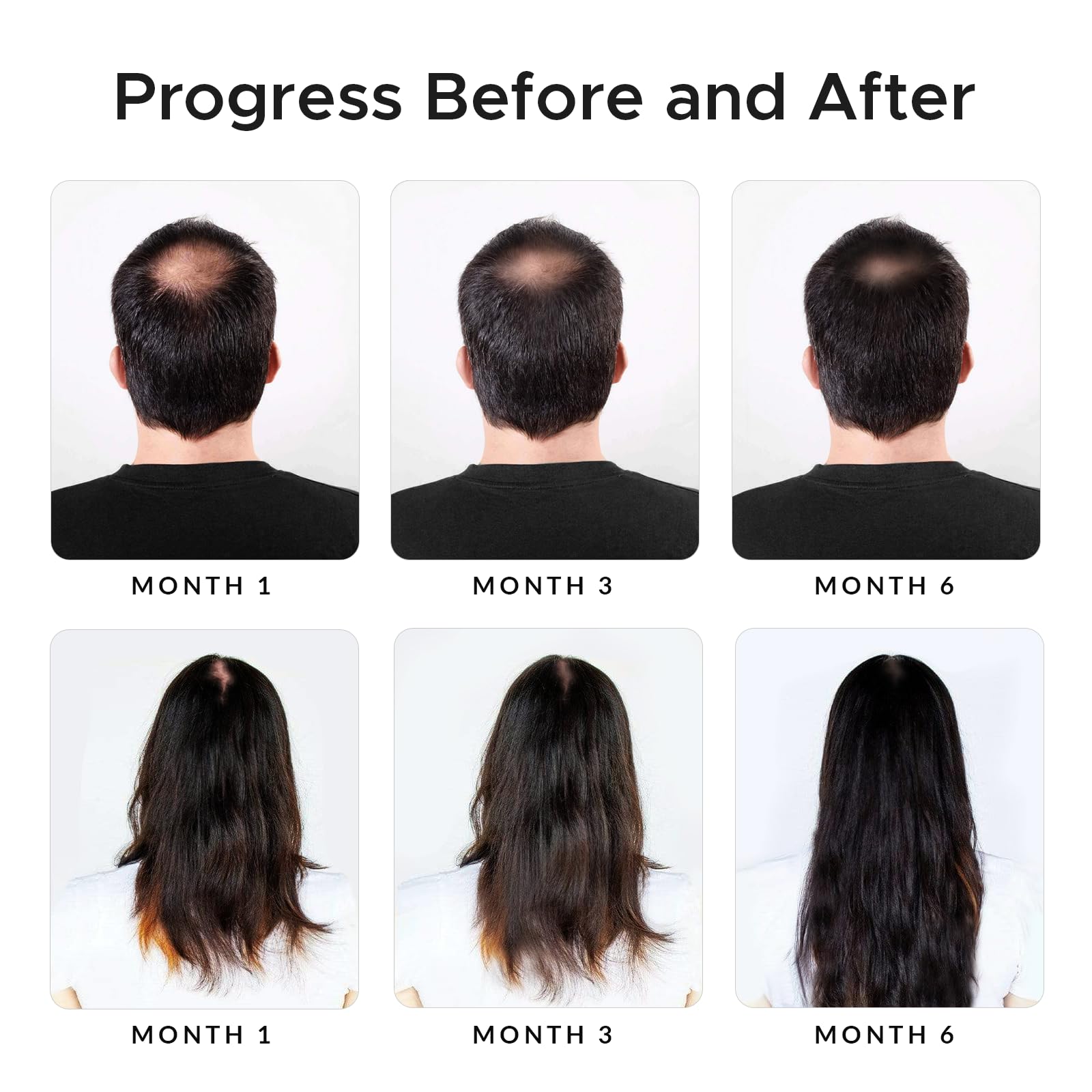 Man and woman using Growth Essence shampoo in bathroom for daily hair care routine.