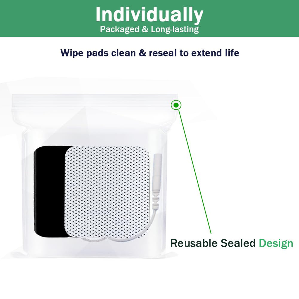 Grozav Tens pads durability and extended lifespan for repeated sessions.