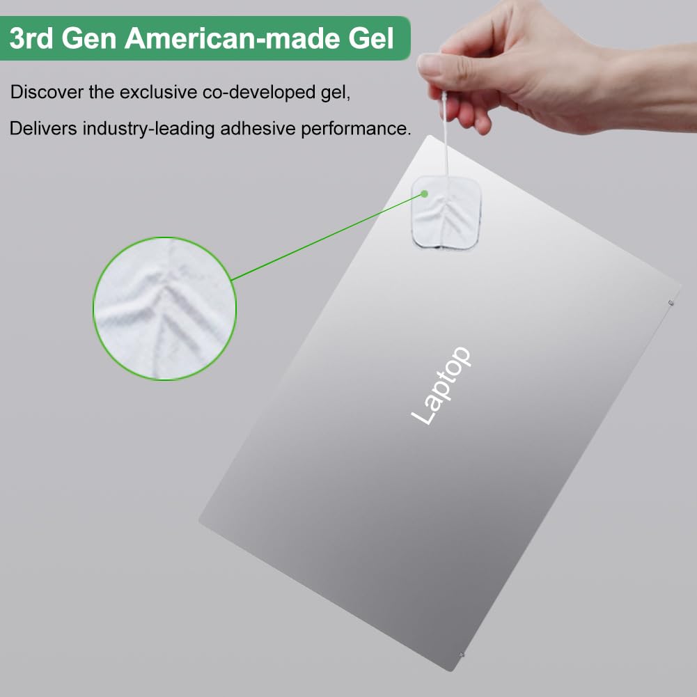 Grozav Tens Unit Pads gel close-up highlighting medical-grade adhesion.
