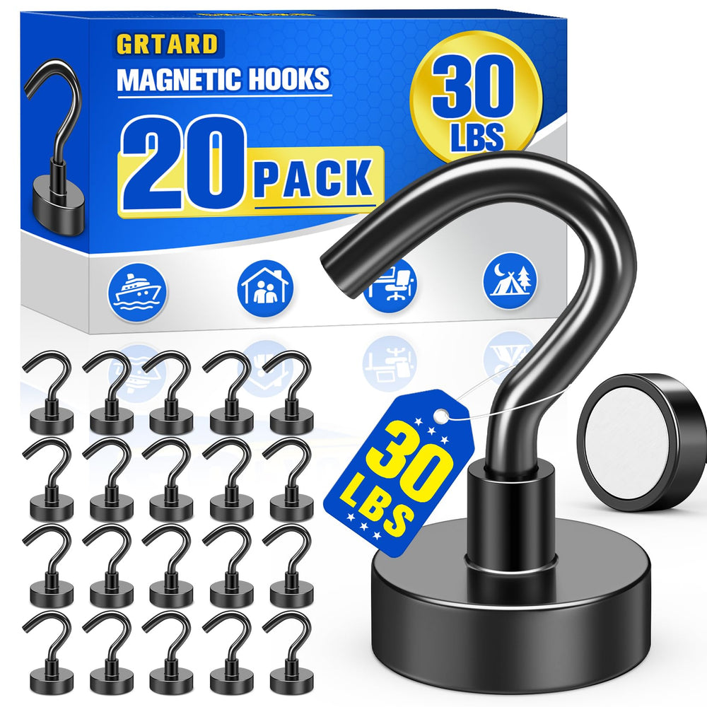 Grtard magnetic hook on cruise cabin surface holds items up to 30 lbs