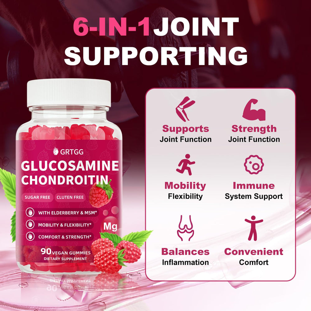 GRTGG berry-flavored gummies convey tasty, easy-to-chew daily supplement.