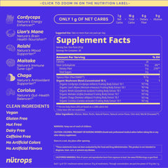 Grüns Nutrops pack open showing convenient travel pouches for on-the-go use