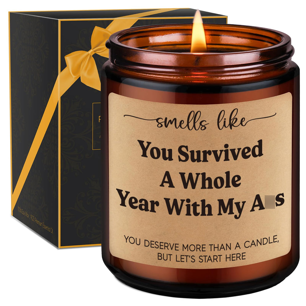 GSPY scented candle anniversary packaging promotes a thoughtful gift idea.