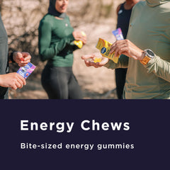 GU Energy Chews with electrolytes supporting hydration during activity