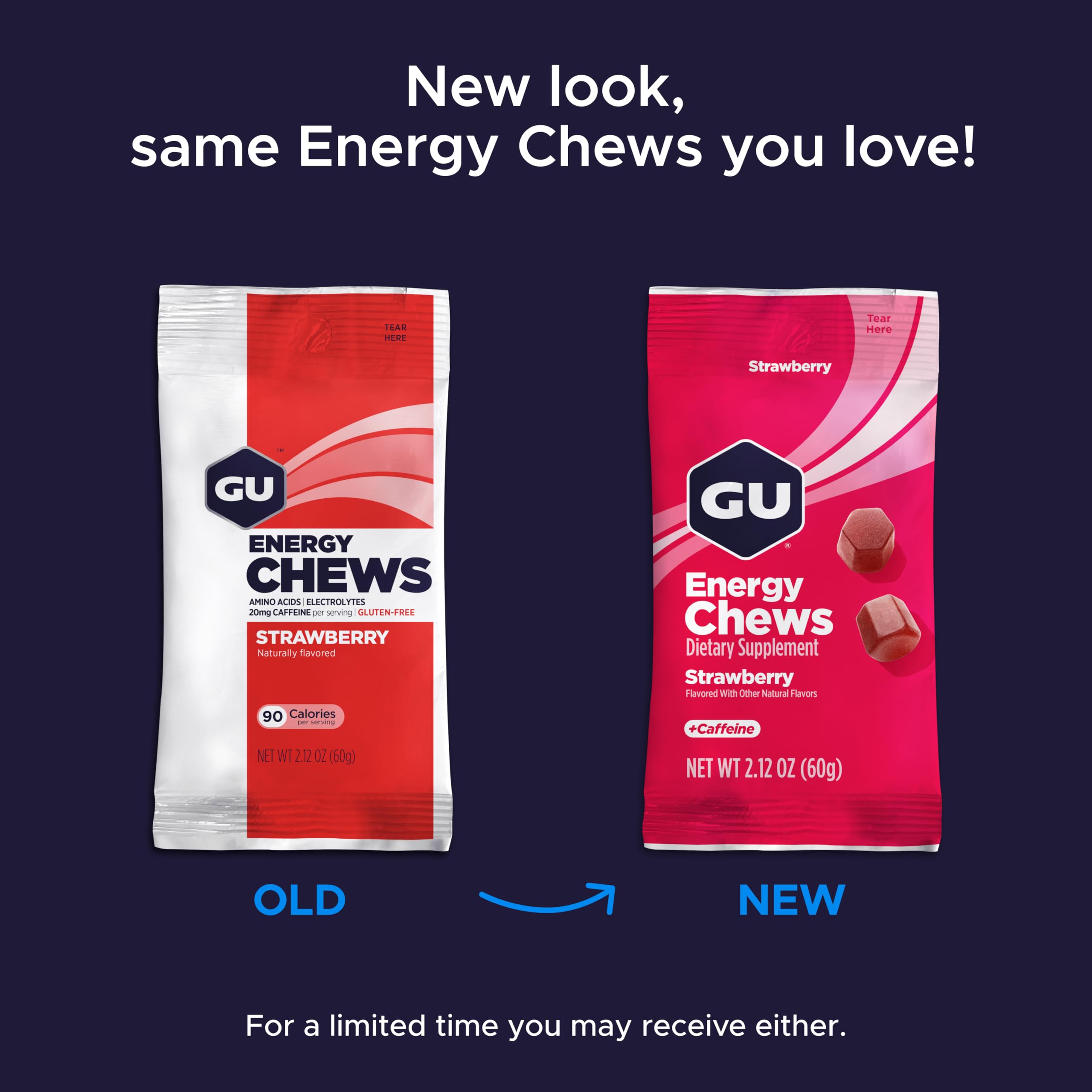 GU Energy Chews flavor variations emphasizing taste variety