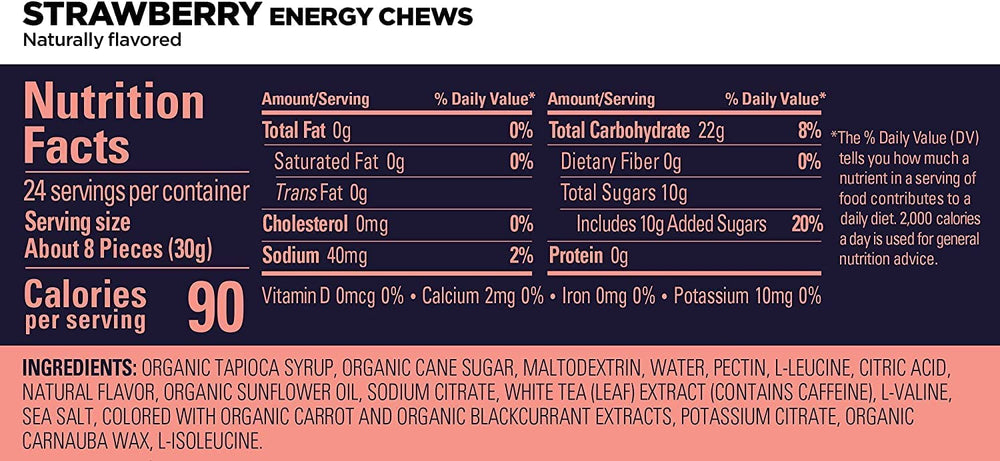 Office desk with GU Energy Chews as a quick workday snack