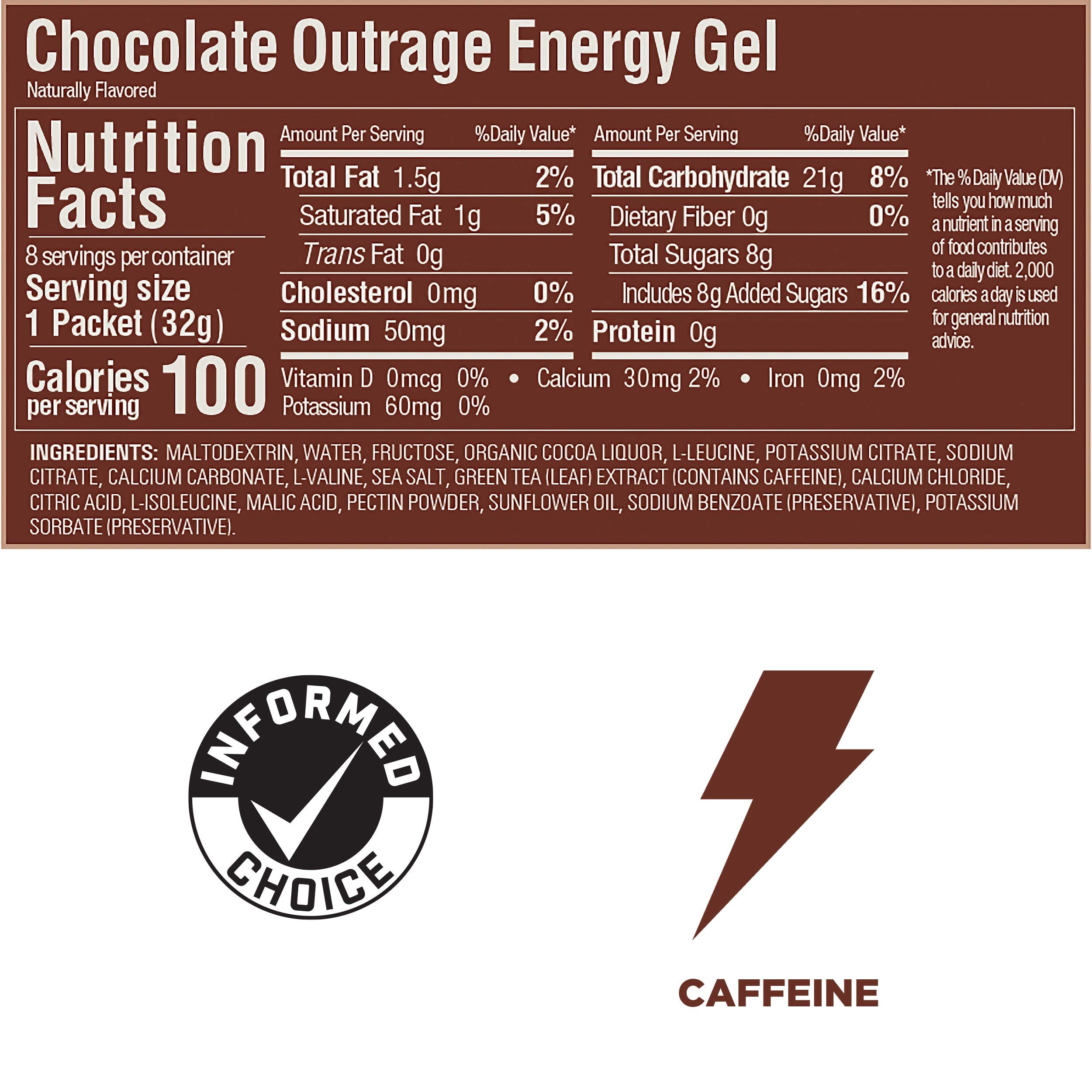 Jersey pocket with GU Energy Gel Chocolate Outrage ready for training.