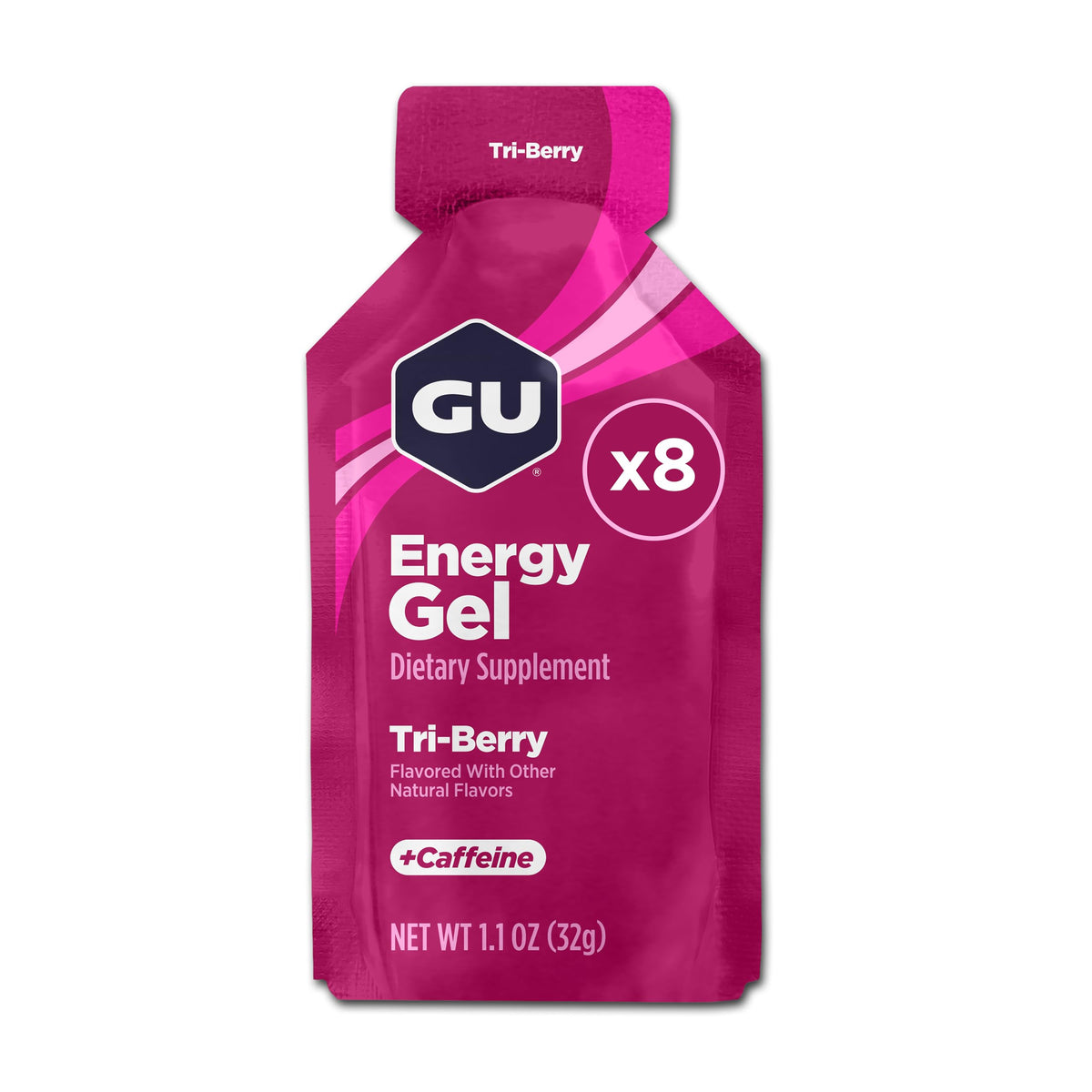 GU Energy Tri-Berry gel pack for on-the-go endurance fueling