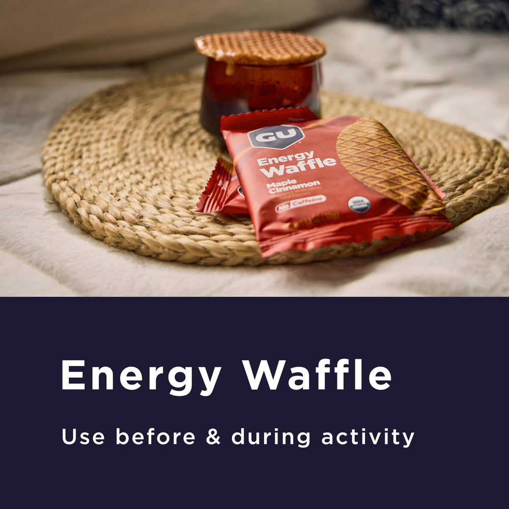 GU Energy Stroopwafel on-the-go packaging demonstrates easy, portable fueling.
