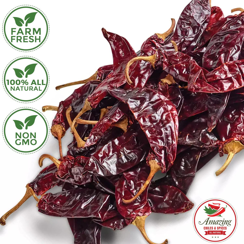 Amazing Chiles & Spices resealable bag keeps chiles fresh.