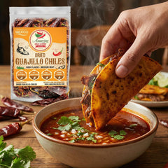 Amazing Chiles & Spices guajillo chiles enhancing salsa and enchiladas.