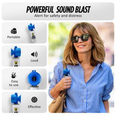 Guard Dog Security Air Horn Defender offers up to one mile audible signaling.