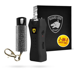 Guard Dog Security Bling It On pepper spray case with rhinestones for stylish personal protection.