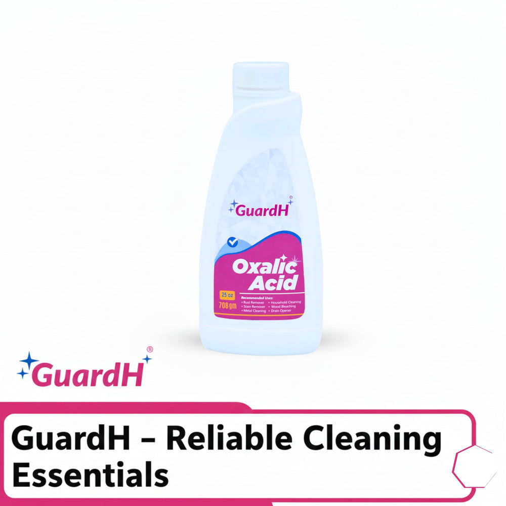GuardH Oxalic Acid restores chrome and stainless surfaces with tarnish removal.