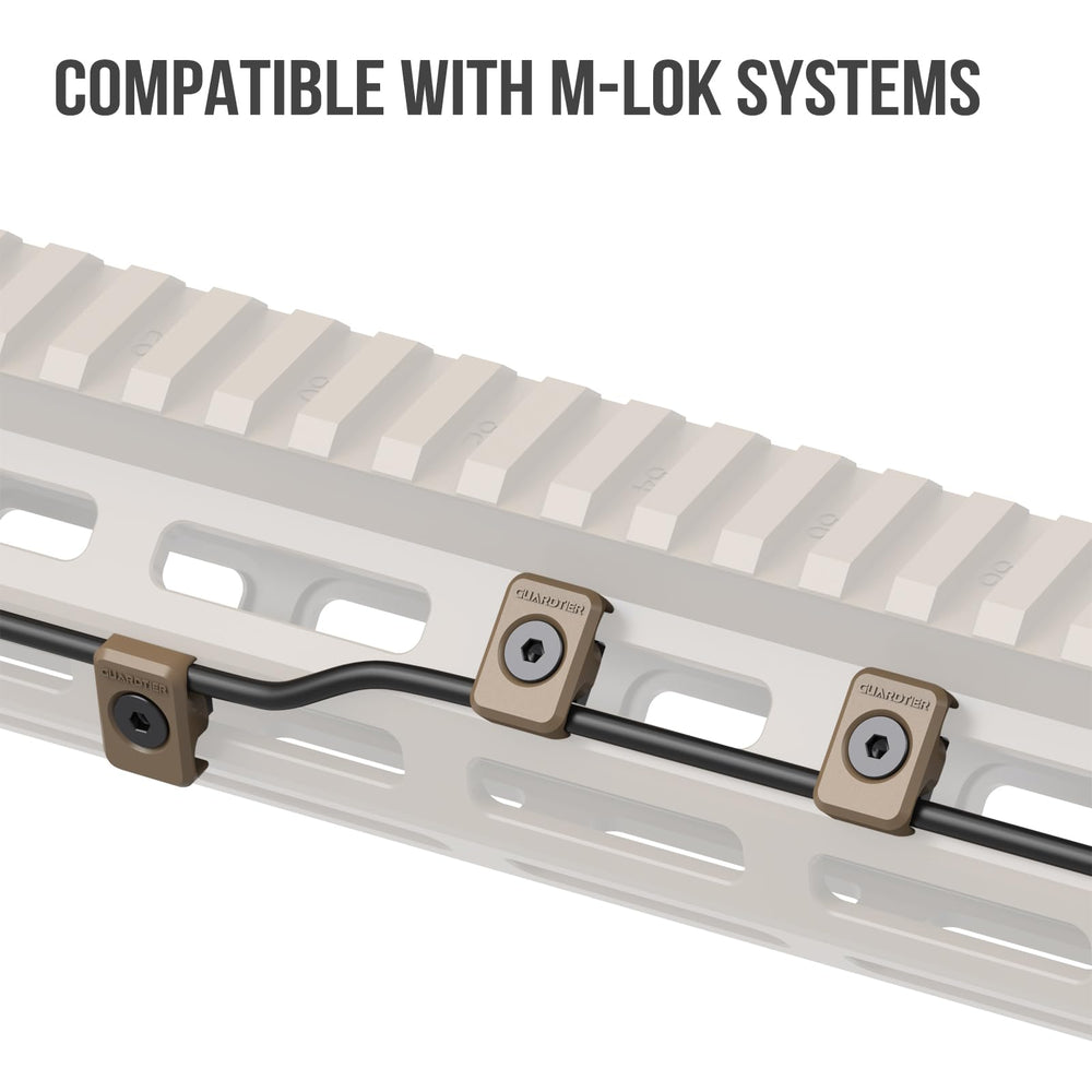 Guardtier CGM909 reinforced polymer clip designed for durable, heat-resistant wire routing.