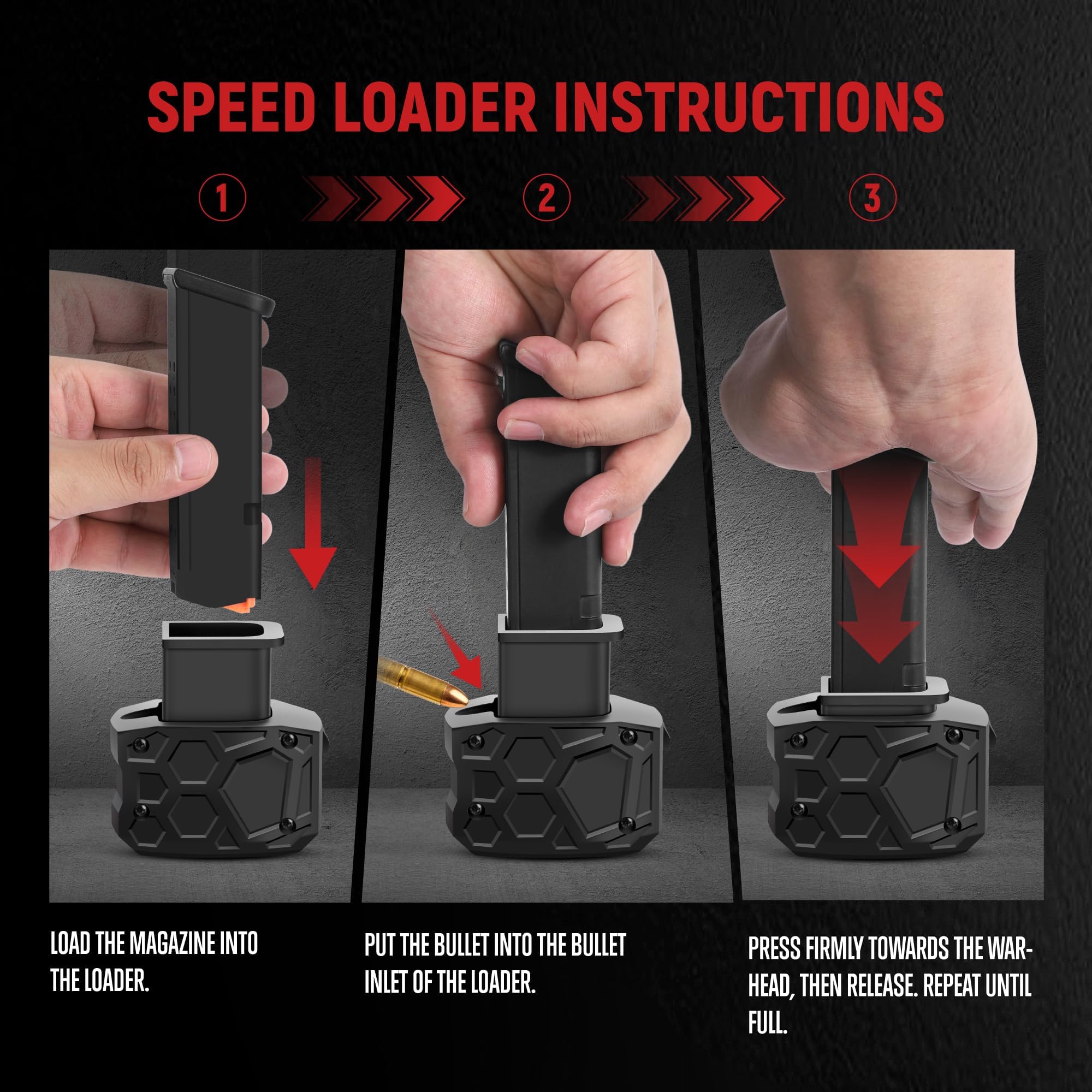 GUAWIN speed loader helps prevent jams for smoother feeding