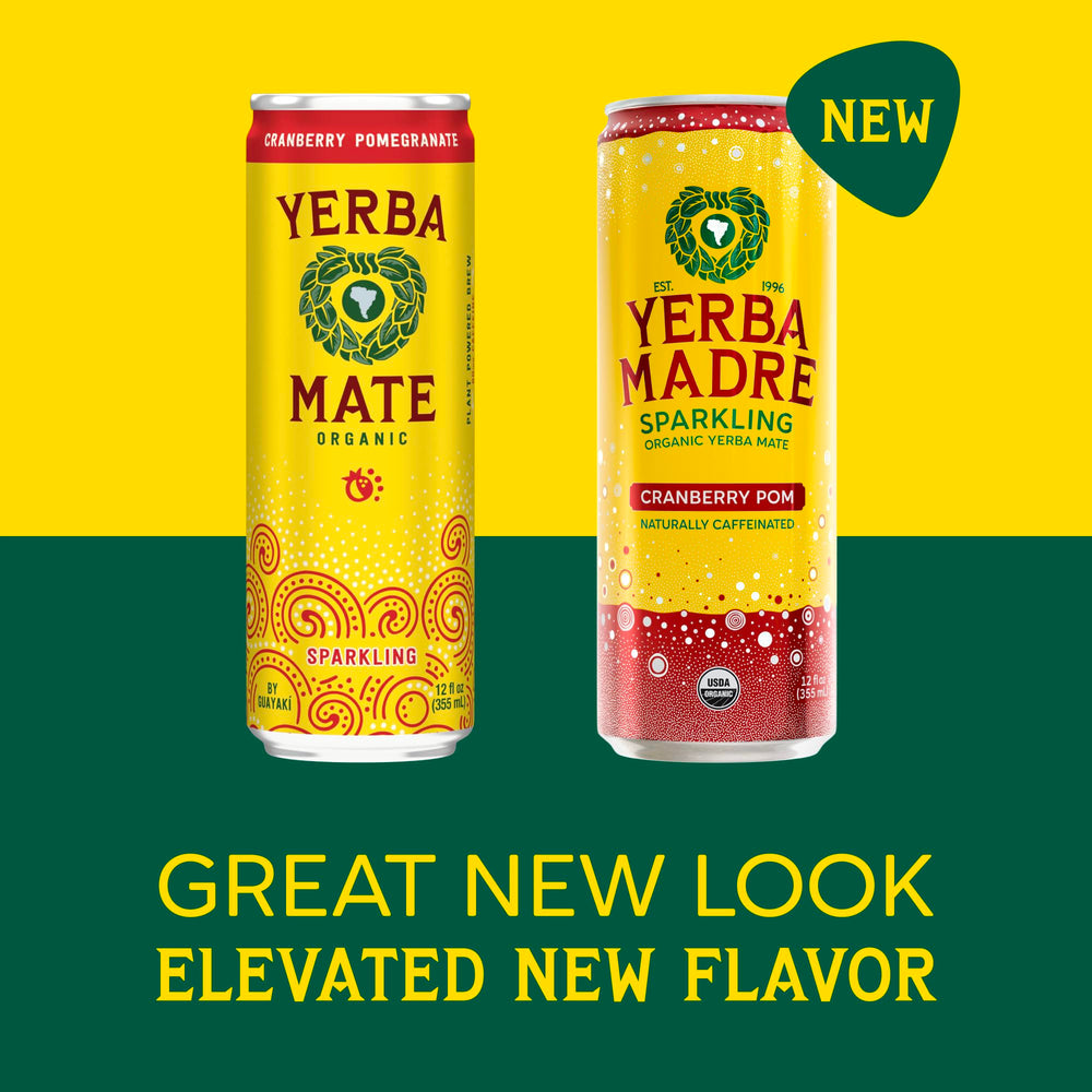 12 oz cans pack of Guayaki Yerba Madre Cranberry Pom