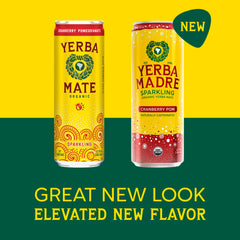12 oz cans pack of Guayaki Yerba Madre Cranberry Pom