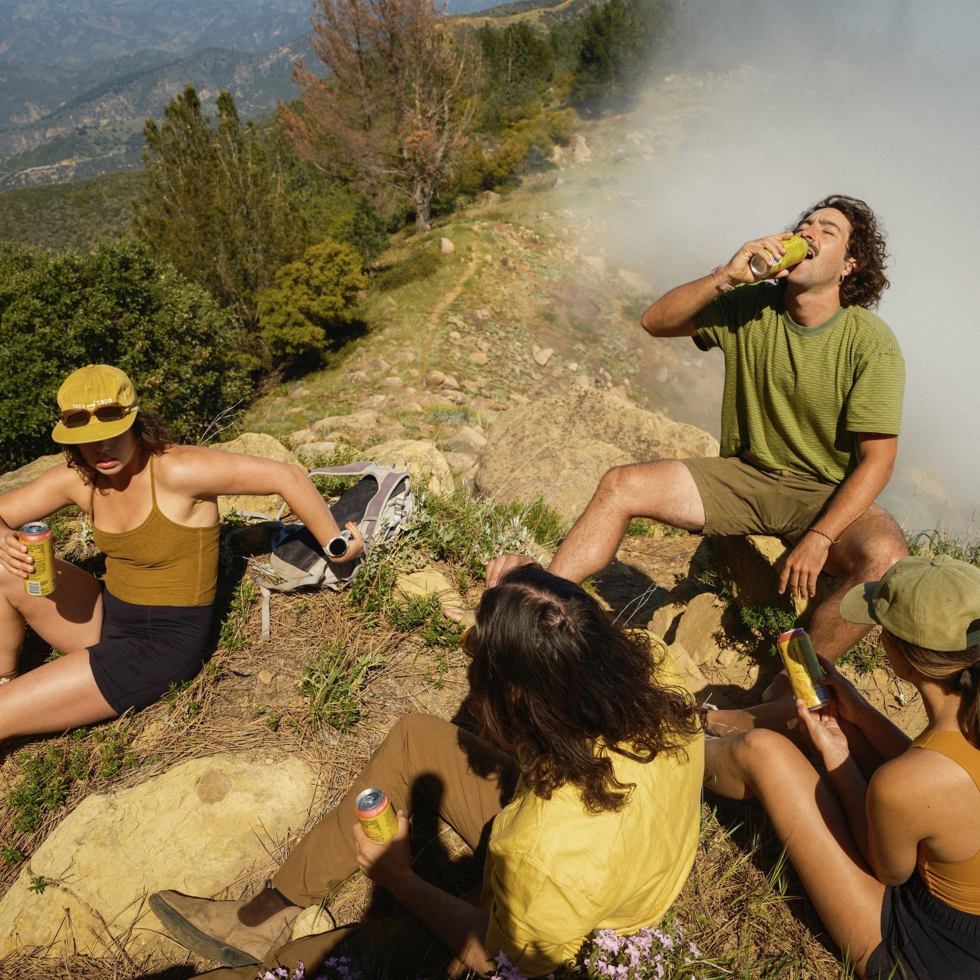 Sustainable regenerative sourcing imagery for Guayaki Yerba Madre Yerba Mate