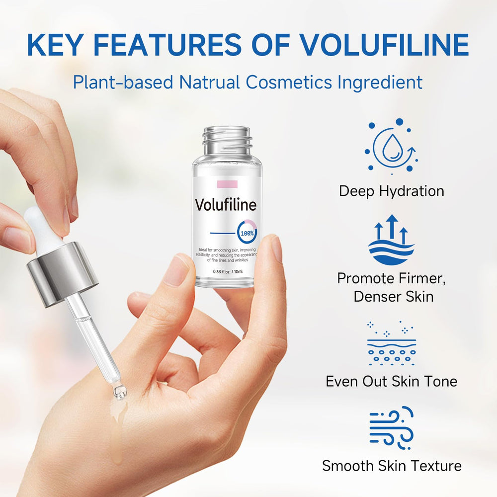 GUDE GUDE Volufiline Serum blended into moisturizer to boost hydration