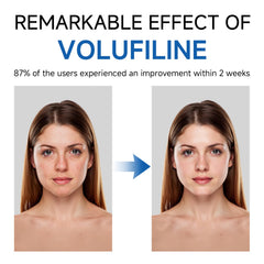GUDE GUDE Volufiline Serum texture swatch on skin showing fast absorption and velvet finish