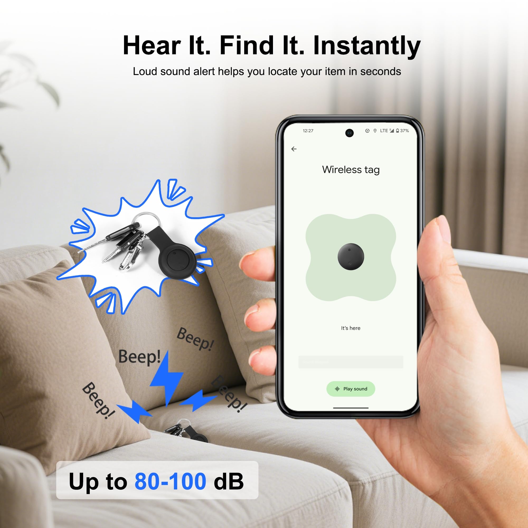Gudluky tracker on pet collar aids locating your companion outdoors.