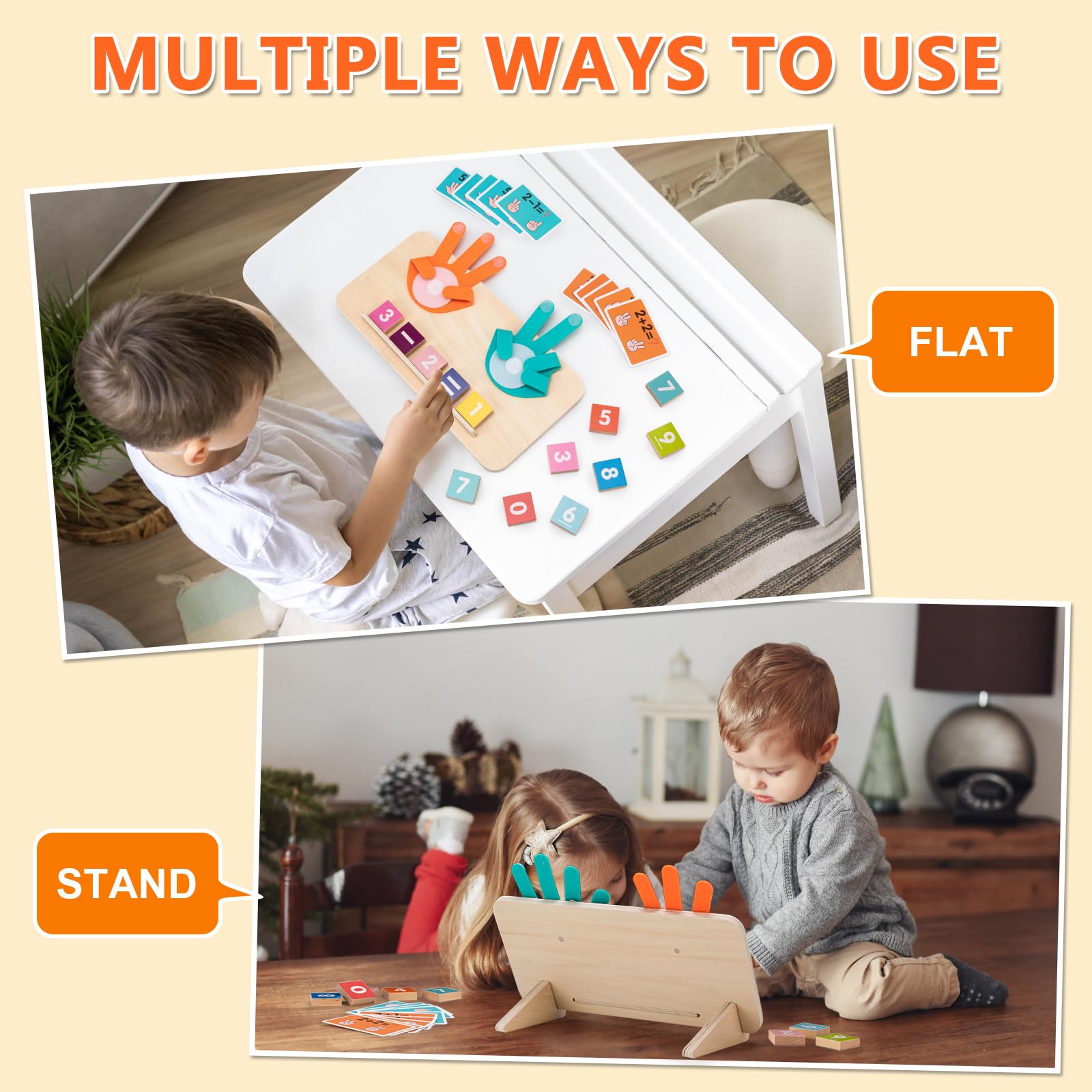 GUEETIC holder and storage tray keeps pieces organized for learning.