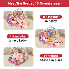 GUGUKUKU teacup rattle offers colorful visual stimulation.