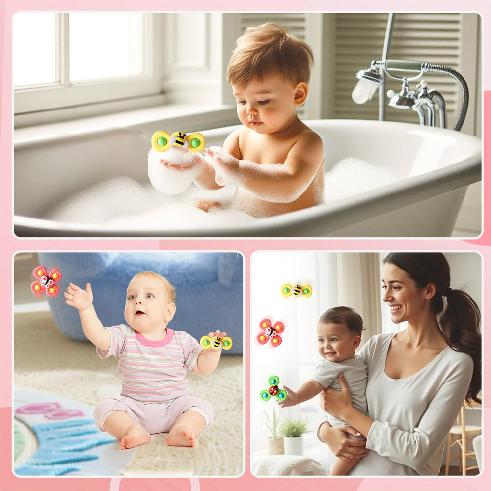 GUGUKUKU TV rattle promotes exploration during floor time.