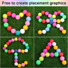 Guirnd creative-paintable ping pong balls for kids’ art activities.