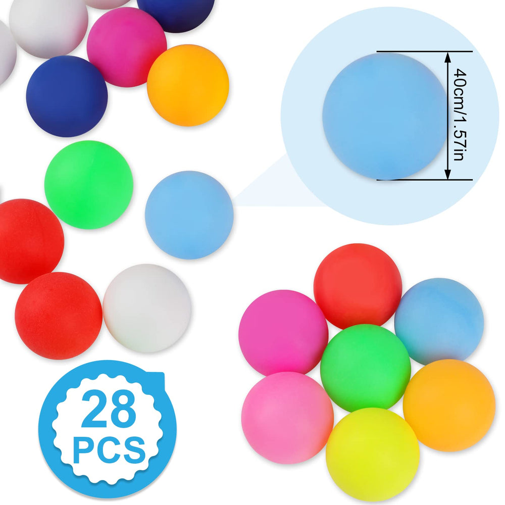 Guirnd frosted-surface ping pong balls ready for painting projects.